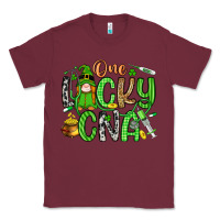 Burgundy one lucky cna Classic Tee - Artiststas