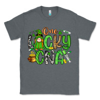 Charcoal Heather one lucky cna Classic Tee - Artiststas