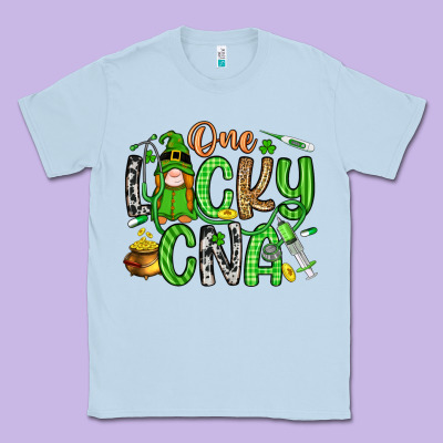 One Lucky Cna Classic Tee Designed By Artiststas
