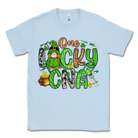 Dusty Blue one lucky cna Classic Tee - Artiststas