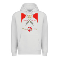 Dove Grey V For Vendetta Freedom Forever Premium Hoodie - trangStudio