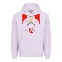 Lilac V For Vendetta Freedom Forever Premium Hoodie - trangStudio