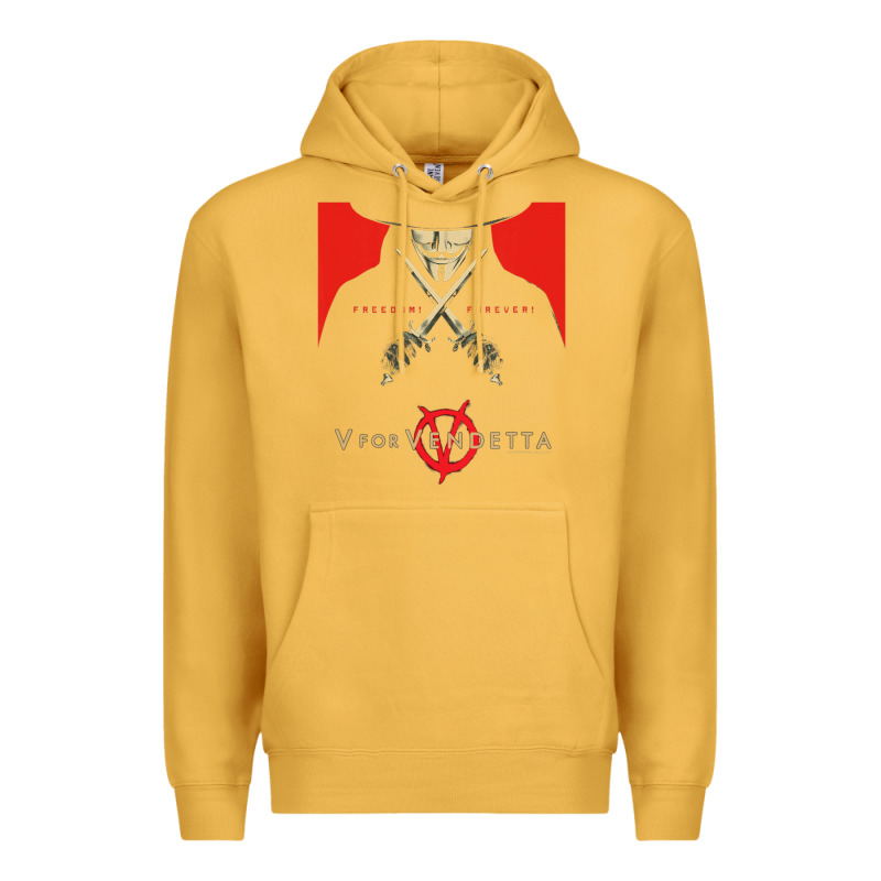 V For Vendetta Freedom Forever Premium Hoodie by trangStudio | Teevron