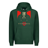 Sports Green V For Vendetta Freedom Forever Premium Hoodie - trangStudio