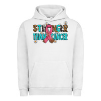 Pigment Lunar Rock stronger than cancer with cancer ribbon Urban Hoodie - AdoDesignShop