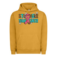 Pigment Peanut Butter stronger than cancer with cancer ribbon Urban Hoodie - AdoDesignShop