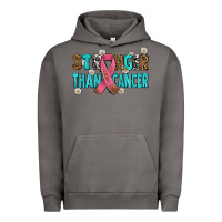 Pigment Tornado stronger than cancer with cancer ribbon Urban Hoodie - AdoDesignShop
