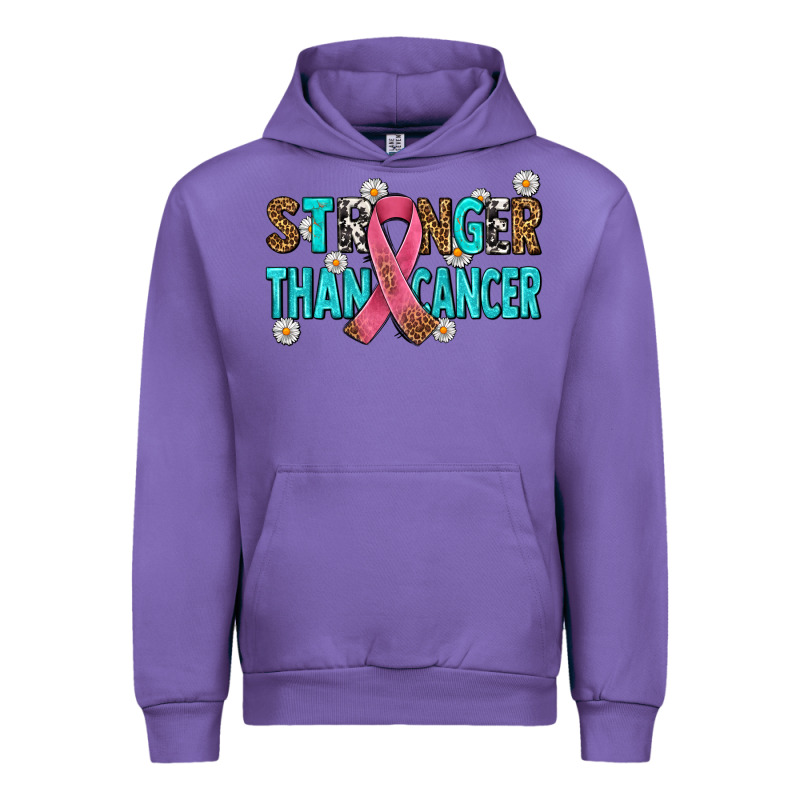 Stronger Than Cancer With Cancer Ribbon Urban Hoodie by AdoDesignShop | Teevron