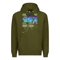 Army Green Yes Yessongs Premium Hoodie - trangStudio
