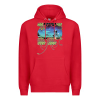 Red Yes Yessongs Premium Hoodie - trangStudio