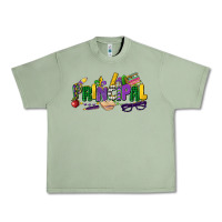 Oil Green principal mardi gras cowgirl Urban Heavy Tee - CowGirlArtShop