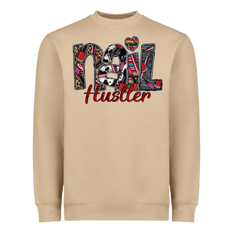Nail Hustler Heavyweight Sweatshirt by SublimationCraftShop | Teevron