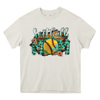 Cream Softball Mom Heavy Core Tee - Bettercallsaul