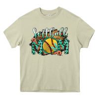 Mossy Softball Mom Heavy Core Tee - Bettercallsaul