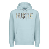 Blue Mist Hustle 100 Dollar Bill Christmas Gift entrepreneur Premium Hoodie - trangStudio