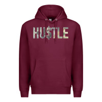 Burgundy Hustle 100 Dollar Bill Christmas Gift entrepreneur Premium Hoodie - trangStudio