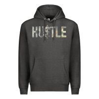 Charcoal Heather Hustle 100 Dollar Bill Christmas Gift entrepreneur Premium Hoodie - trangStudio