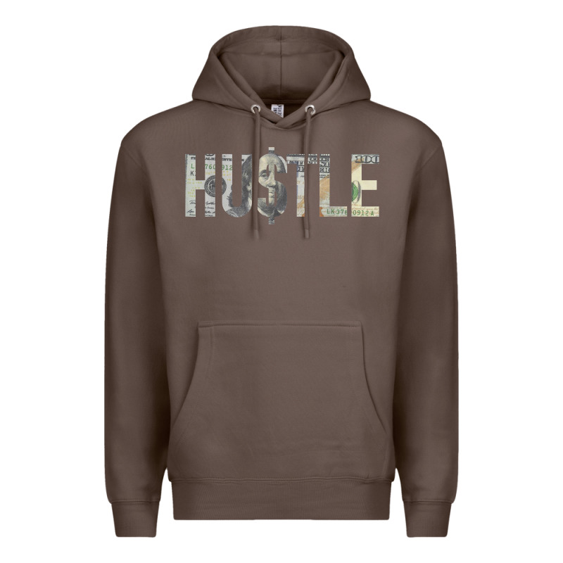 Hustle 100 Dollar Bill Christmas Gift Entrepreneur Premium Hoodie by trangStudio | Teevron