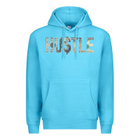Ocean Blue Hustle 100 Dollar Bill Christmas Gift entrepreneur Premium Hoodie - trangStudio