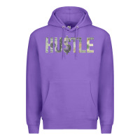 Purple Hustle 100 Dollar Bill Christmas Gift entrepreneur Premium Hoodie - trangStudio