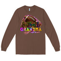 Chestnut football grandma Long Sleeve Tee - OliviaCreatesArt