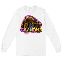 White football grandma Long Sleeve Tee - OliviaCreatesArt