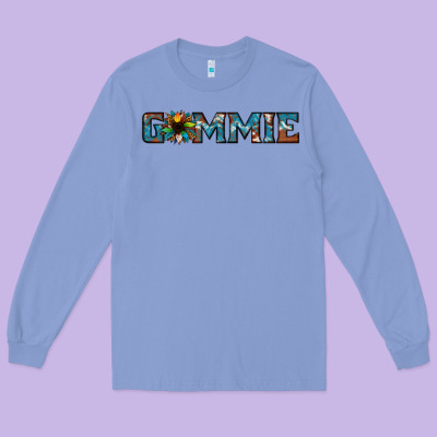 Gammie Sunflower Cowhide Long Sleeve Tee Designed By Jasminsmagicworld