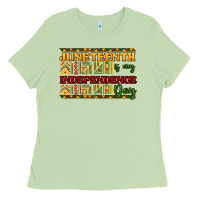 Matcha juneteenth is my independence day Ladies Tee - NancyCooperArtShop