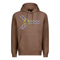 Chestnut St Louis Missouri Flag Vintage Faded Home Family Premium Hoodie - trangStudio