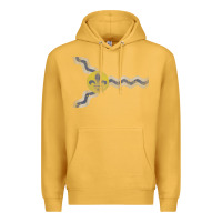 Mustard St Louis Missouri Flag Vintage Faded Home Family Premium Hoodie - trangStudio