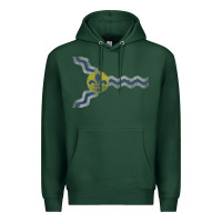 Sports Green St Louis Missouri Flag Vintage Faded Home Family Premium Hoodie - trangStudio