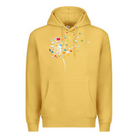 Antique Gold Womens Funny Dandelion Books Gift For Reading Lover Women Girls V-Neck Premium Hoodie - trangStudio