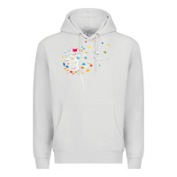 Dove Grey Womens Funny Dandelion Books Gift For Reading Lover Women Girls V-Neck Premium Hoodie - trangStudio