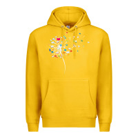 Lemon Womens Funny Dandelion Books Gift For Reading Lover Women Girls V-Neck Premium Hoodie - trangStudio