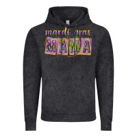 Vintage Black Mardi gras mama with beads mother's day Vintage Hoodie - HowdyJamesFarm