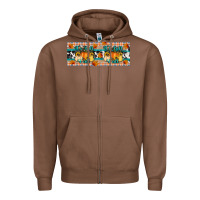 Chestnut it's fall y'all Zipper Hoodie - Artiststas