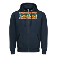 Navy it's fall y'all Zipper Hoodie - Artiststas