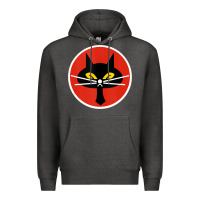 Charcoal Heather black cat squadron taiwanese u 2 spy plane emblem gift tank top Premium Hoodie - trangStudio