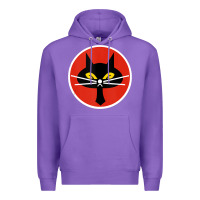 Purple black cat squadron taiwanese u 2 spy plane emblem gift tank top Premium Hoodie - trangStudio