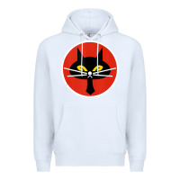 White black cat squadron taiwanese u 2 spy plane emblem gift tank top Premium Hoodie - trangStudio
