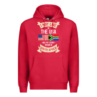 Cardinal South Africa American Flag USA South African Roots Gifts Premium Hoodie - trangStudio