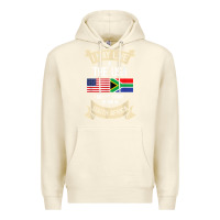 Sandshell South Africa American Flag USA South African Roots Gifts Premium Hoodie - trangStudio