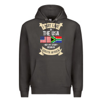 Smoke South Africa American Flag USA South African Roots Gifts Premium Hoodie - trangStudio