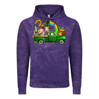 Cloud Purple St. Patrick's Day farm animals Vintage Hoodie - CowGirlArtShop