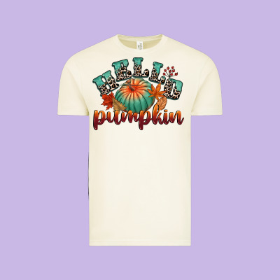 Hello Pumpkin Vintage Tee Designed By Cowgirlartshop