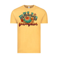 Vintage Mustard hello pumpkin Vintage Tee - CowGirlArtShop