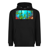 Black lobster license plate Heavyweight Hoodie - BarkalooDesign