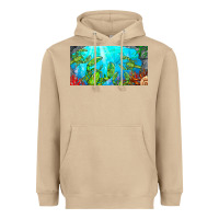 Mushroom lobster license plate Heavyweight Hoodie - BarkalooDesign
