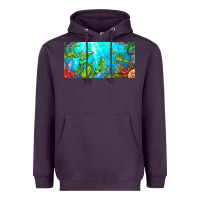 Plum lobster license plate Heavyweight Hoodie - BarkalooDesign