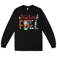 Black teacher fuel Long Sleeve Tee - OliviaCreatesArt